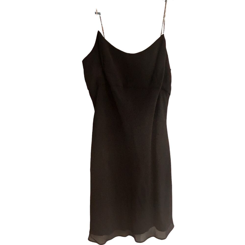 Jessica McClintock Gunne Sax Black Formal Dress - Size 9/10